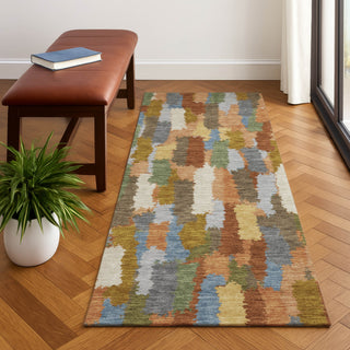 Dalyn Kenner KN6 Copper Area Rug Runner Lifestyle Image Feature