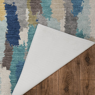 Dalyn Kenner KN6 Teal Area Rug Backing Image