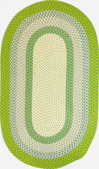 Colonial Mills Kingston Braid KN69 Lime Area Rug