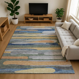 Dalyn Kenner KN7 Basil Area Rug Lifestyle Image Feature