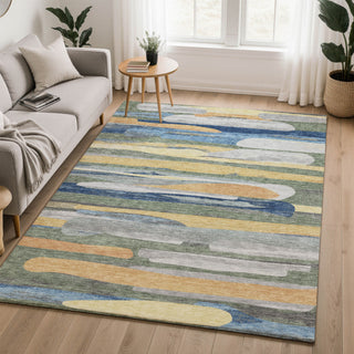 Dalyn Kenner KN7 Basil Area Rug Lifestyle Image Feature