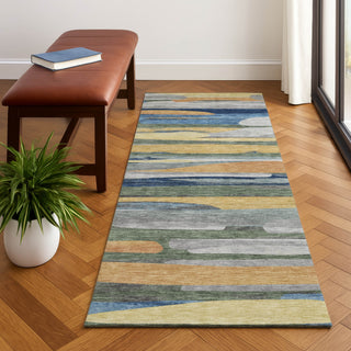 Dalyn Kenner KN7 Basil Area Rug Runner Lifestyle Image Feature