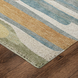 Dalyn Kenner KN7 Ivory Area Rug Corner Image