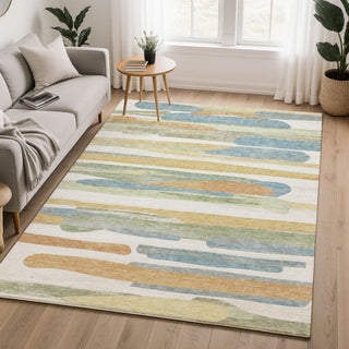 Dalyn Kenner KN7 Ivory Area Rug Lifestyle Image Feature