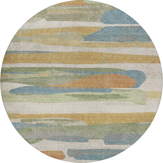 Dalyn Kenner KN7 Ivory Area Rug Round Main Image