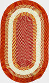 Colonial Mills Kingston Braid KN79 Red Area Rug