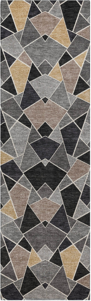 Dalyn Kenner KN8 Black Area Rug Runner Main Image
