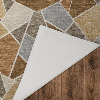Dalyn Kenner KN8 Chocolate Area Rug Backing Image