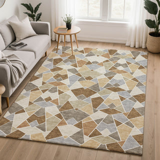 Dalyn Kenner KN8 Chocolate Area Rug Lifestyle Image Feature