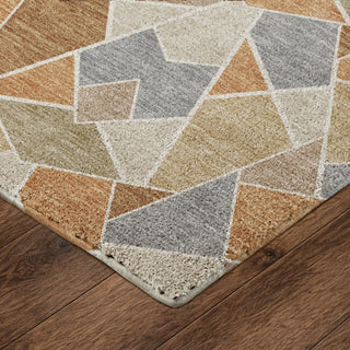 Dalyn Kenner KN8 Copper Area Rug Corner Image
