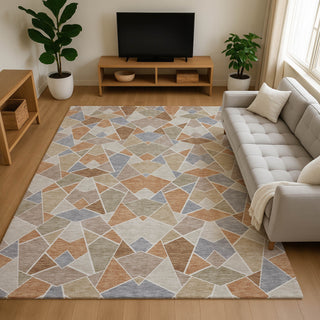 Dalyn Kenner KN8 Copper Area Rug Lifestyle Image Feature