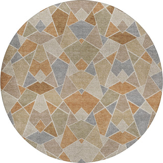 Dalyn Kenner KN8 Copper Area Rug Round Main Image
