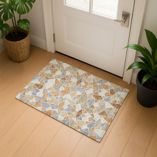 Dalyn Kenner KN8 Copper Area Rug Scatter Lifestyle Image Feature