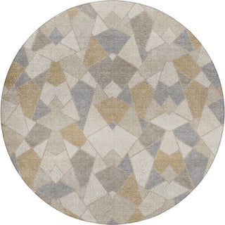 Dalyn Kenner KN8 Ivory Area Rug Round Main Image