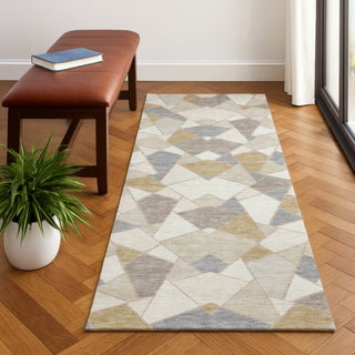 Dalyn Kenner KN8 Ivory Area Rug Runner Lifestyle Image Feature