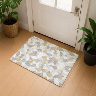 Dalyn Kenner KN8 Ivory Area Rug Scatter Lifestyle Image Feature