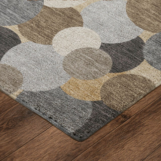 Dalyn Kenner KN9 Gray Area Rug Corner Image