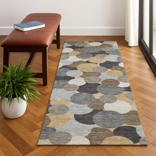 Dalyn Kenner KN9 Gray Area Rug Runner Lifestyle Image Feature