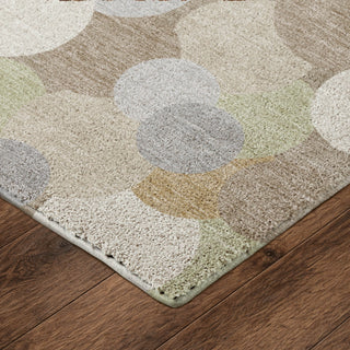 Dalyn Kenner KN9 Khaki Area Rug Corner Image