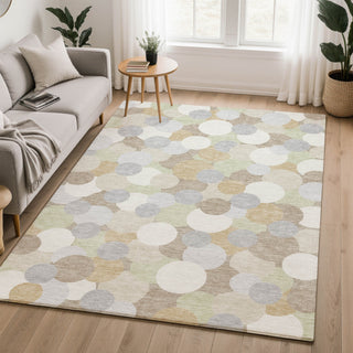 Dalyn Kenner KN9 Khaki Area Rug Lifestyle Image Feature