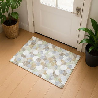 Dalyn Kenner KN9 Khaki Area Rug Scatter Lifestyle Image Feature