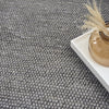 Nourison Pure Knots KNT01 Grey Area Rug by DKNY Texture Image