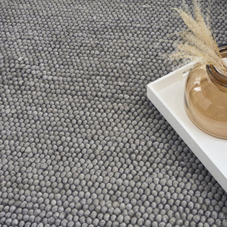 Nourison Pure Knots KNT01 Grey Area Rug by DKNY Texture Image