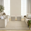 Nourison Pure Knots KNT01 Beige Area Rug by DKNY Room Image Feature