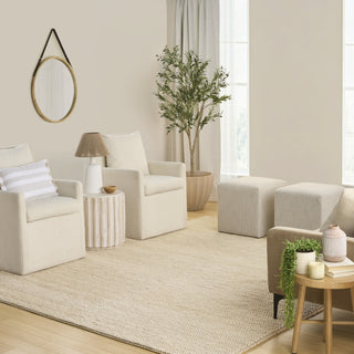 Nourison Pure Knots KNT01 Beige Area Rug by DKNY Room Image Feature
