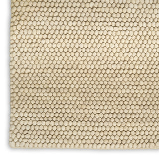 Nourison Pure Knots KNT01 Beige Area Rug by DKNY Texture Image