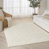 Nourison Pure Knots KNT01 Ivory Area Rug by DKNY Corner Image