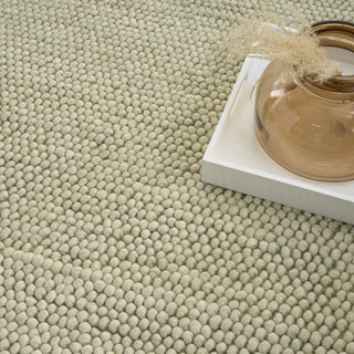 Nourison Pure Knots KNT01 Sage Area Rug by DKNY Corner Image