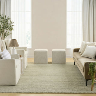 Nourison Pure Knots KNT01 Sage Area Rug by DKNY Room Image Feature