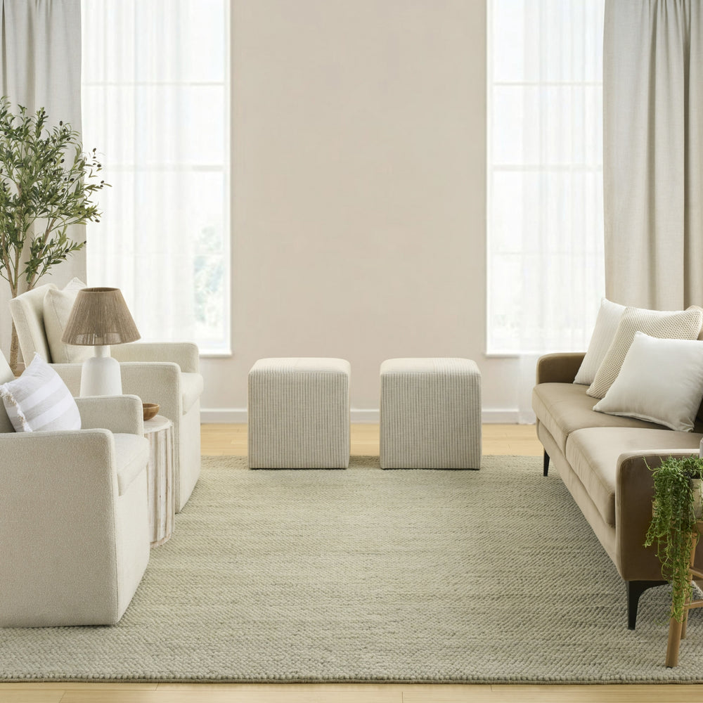 Nourison Pure Knots KNT01 Sage Area Rug by DKNY Room Image Feature