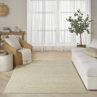 Nourison Pure Knots KNT01 Sage Area Rug by DKNY Room Image Feature