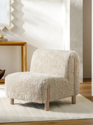 Surya Kenwood KNW-001 Off-White / Brown Furniture Style Shot