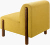 Surya Kenwood KNW-003 Yellow / Dark Brown Furniture Corner Shot
