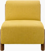 Surya Kenwood KNW-003 Yellow / Dark Brown Furniture Angle