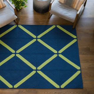 Colonial Mills Luxury Kona Neon Bluetopia Area Rug