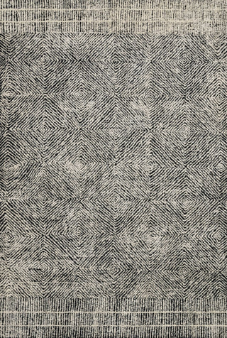 Kopa KO-01 Black/Ivory Area Rug by Loloi main image