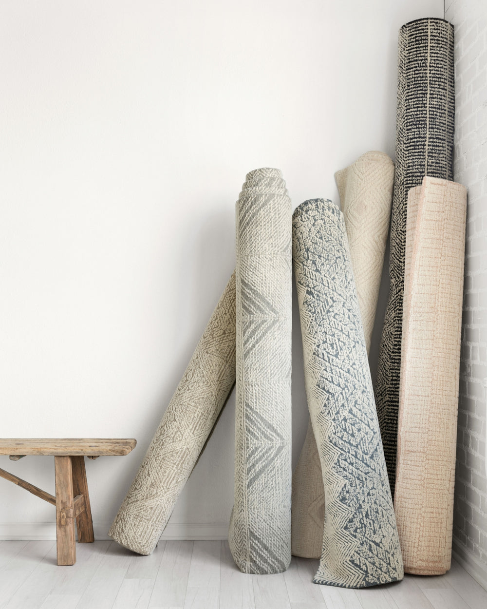 Kopa KO-05 Blue/Ivory Area Rug by Loloi Lifestyle Image Feature