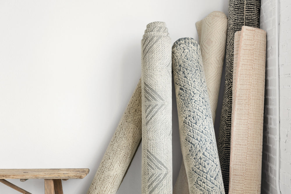 Kopa KO-06 Blush/Ivory Area Rug by Loloi Lifestyle Image Feature