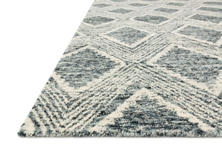 Kopa KO-07 Blue ivory/White Area Rug by Loloi Corner Image