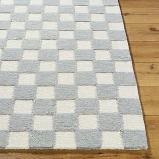 Livabliss Klopp KPP-2300 Pewter Area Rug Angle