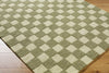 Livabliss Klopp KPP-2301 Olive Green Area Rug Corner Shot