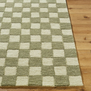 Livabliss Klopp KPP-2301 Olive Green Area Rug Angle