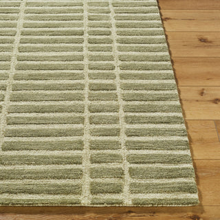 Livabliss Klopp KPP-2307 Olive Green Area Rug Angle