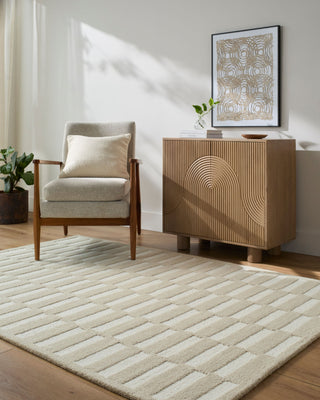 Livabliss Klopp KPP-2308 Beige Area Rug Room Scene
