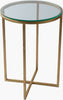 Surya Karen KRE-002 Clear / Gold Furniture Main Image