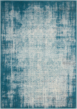 Nourison Karma KRM06 Ivory/Blue Area Rug main image